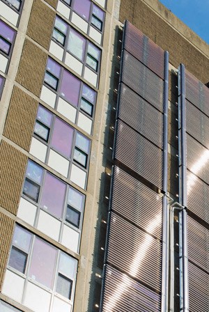 Solar Panels at Ohav Sholom Apartments in Albany, NY.