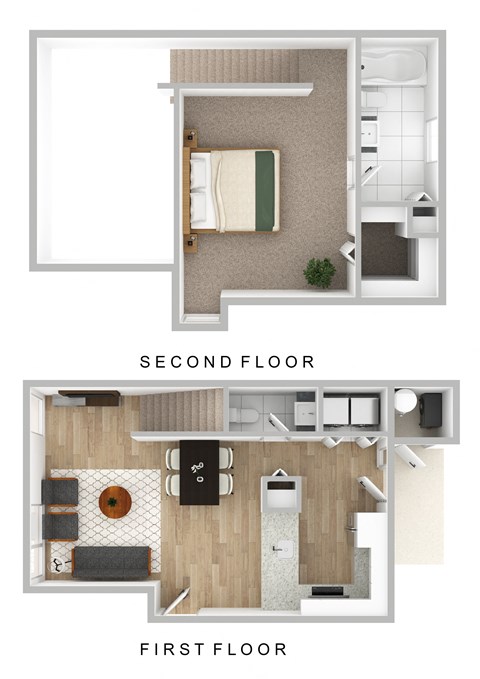 1 Bedroom, 1.5 Bathroom Floorplan at Mariner's Hill Apartments, Marshfield, MA, 02050