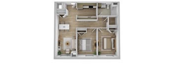 Two Bedroom One Bathroom at Pok Oi Residences, Massachusetts