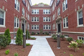 Brick Exterior of Conway Court Apartments in Roslindale. - Photo Gallery 7