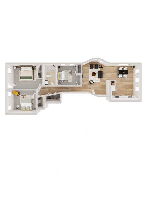 Three Bedroom Floorplans at Cumberland Homes, Springfield