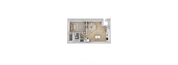 1 Bedroom 1 Bathroom Apartment  at Ames Shovel Works Apartments, North Easton, MA