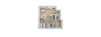 2 Bedroom 2 Bath at Ames Shovel Works Apartments, Massachusetts, 02356