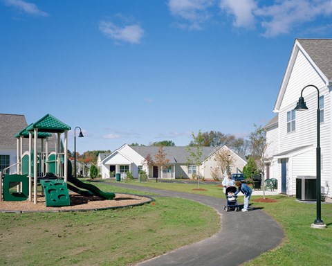 Streetview Building And Landscaped  Treehouse At Easthampton Meadow.
