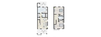 Two Bedroom One Half Bathroom. at Center Court Apartments, Niagara Falls, NY, 14305