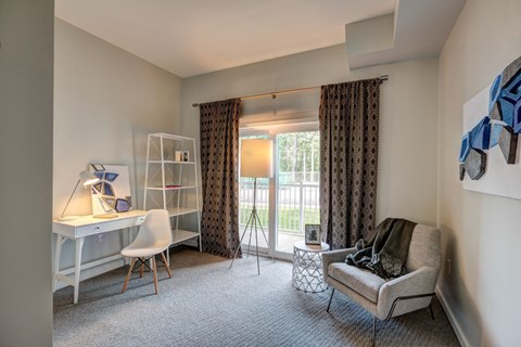 In-Home Office at The Elm at Island Creek Village in Duxbury, MA