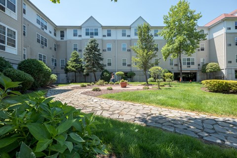 Backyard Area at Walkover Commons, Brockton, MA, 02302