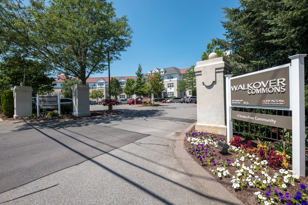 Landscaped Entrance at Walkover Commons, Massachusetts, 02302