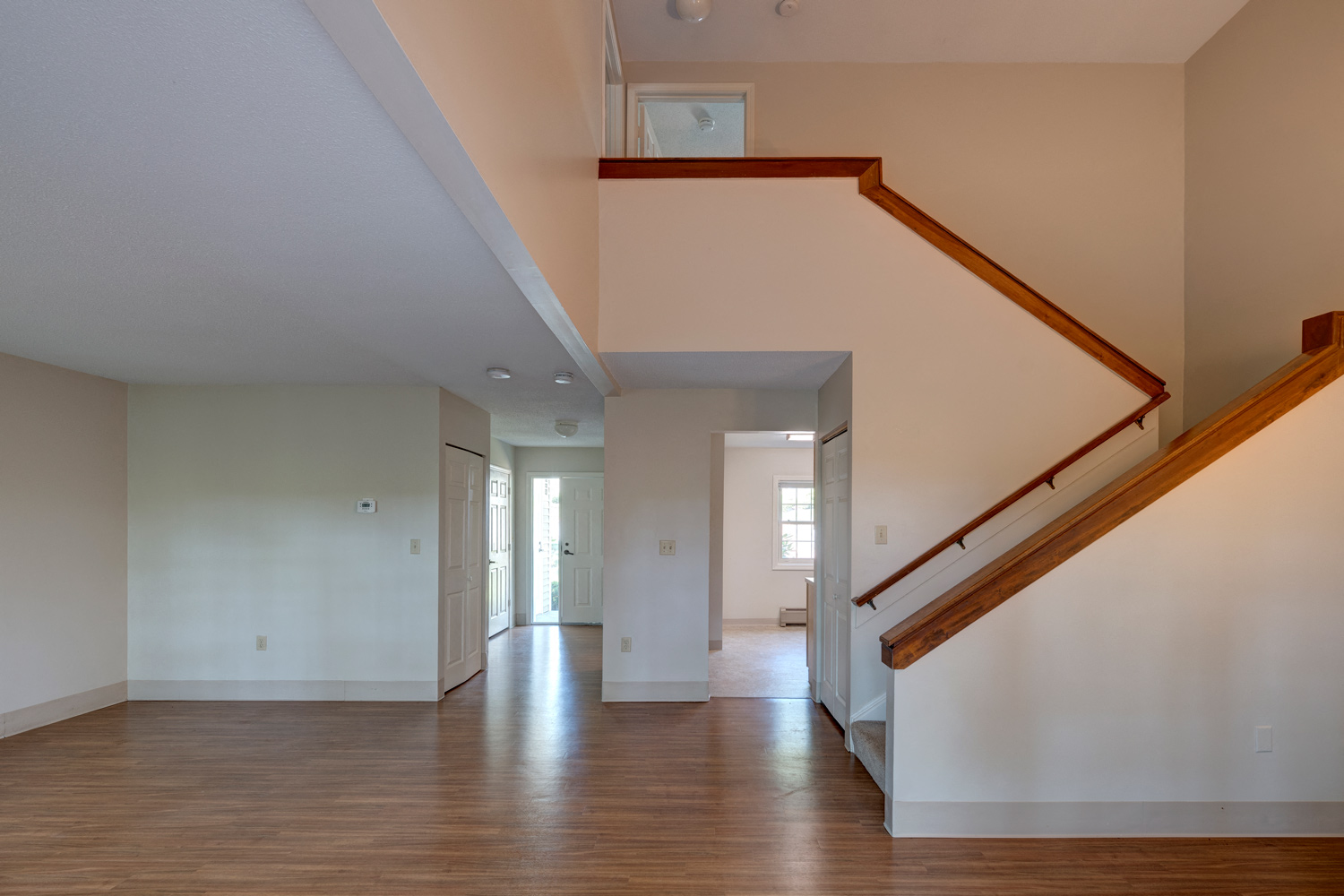 Staircase Leading to Upstairs Bedrooms at Mariner's Hill Apartments, Marshfield, MA