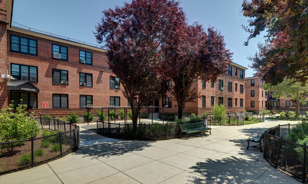 Exterior Landscape at Camden Apartments, Boston, 02118
