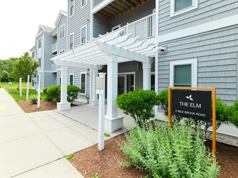 Property Signage at The Elm at Island Creek Village, Massachusetts