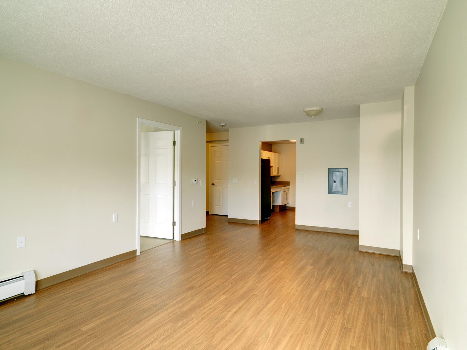 Vacant Living Area at Jaclen Tower, Beverly, MA