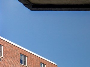 Balcony overlooking courtyard at Edmands House Apartments in Framingham, MA. - Photo Gallery 4