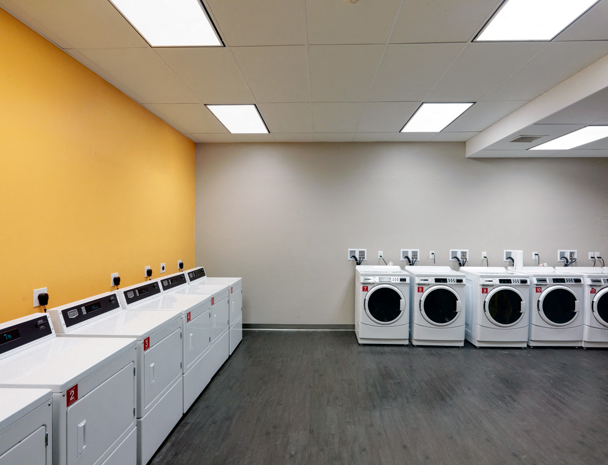 Laundry suite at Edmands House, Framingham, MA