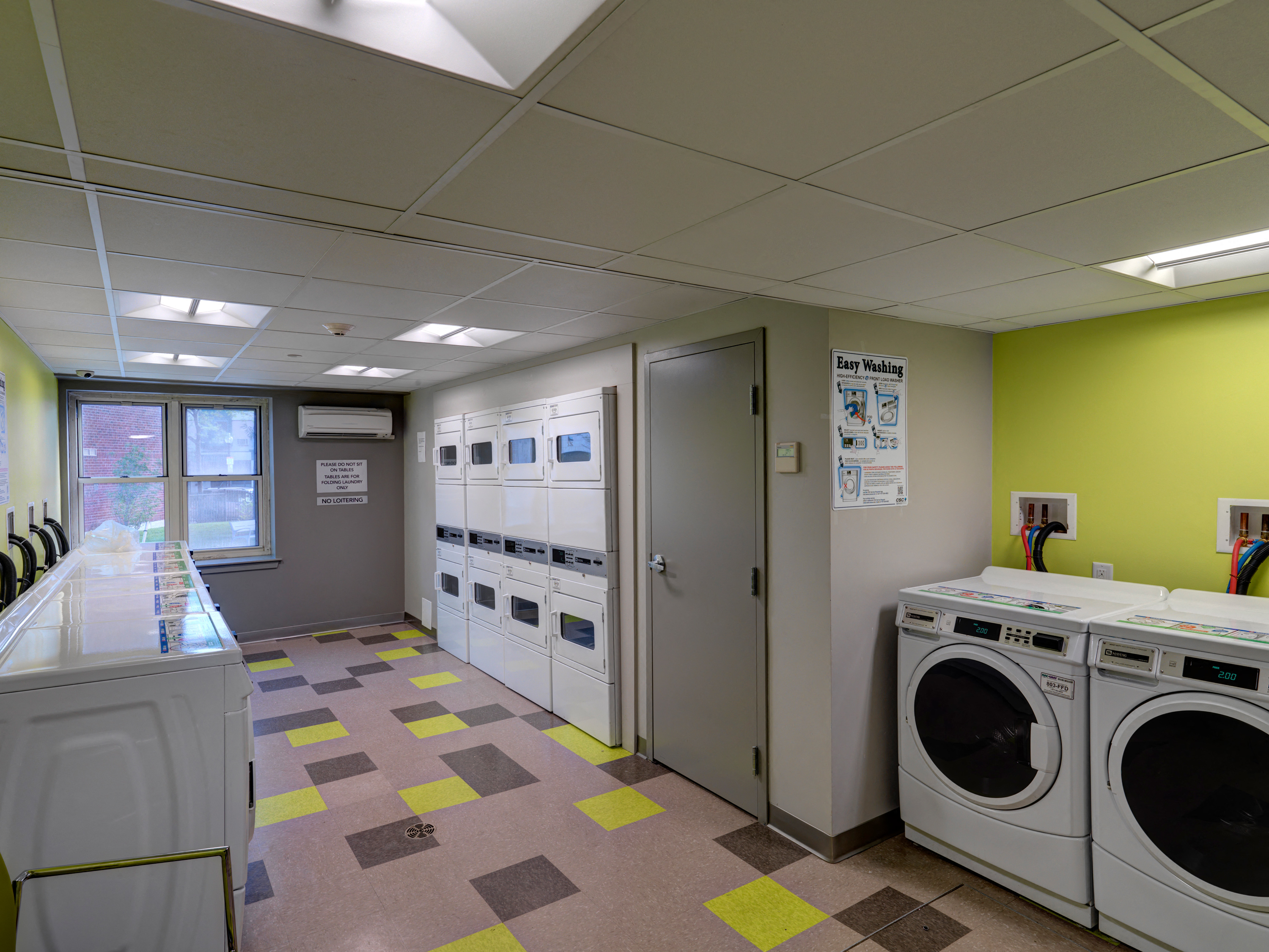 Resident Laundry Suite  at Mandela Homes, Boston, Massachusetts