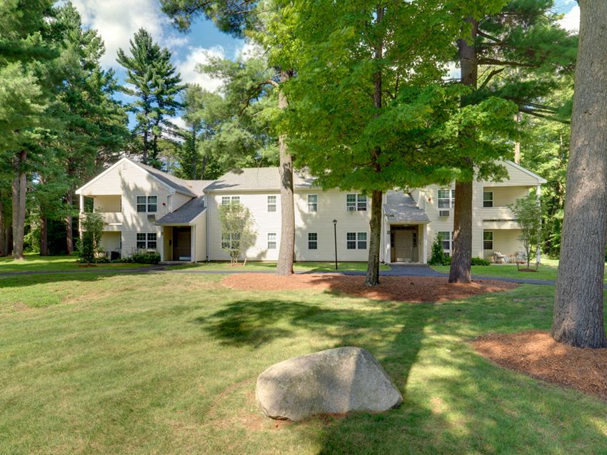 Exterior of Wilkins Glen Apartments in Medfield, MA. - Photo Gallery 1