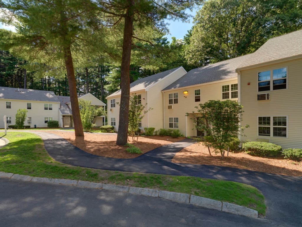 Beautiful Landscaped Grounds at Wilkins Glen, Medfield, Massachusetts
