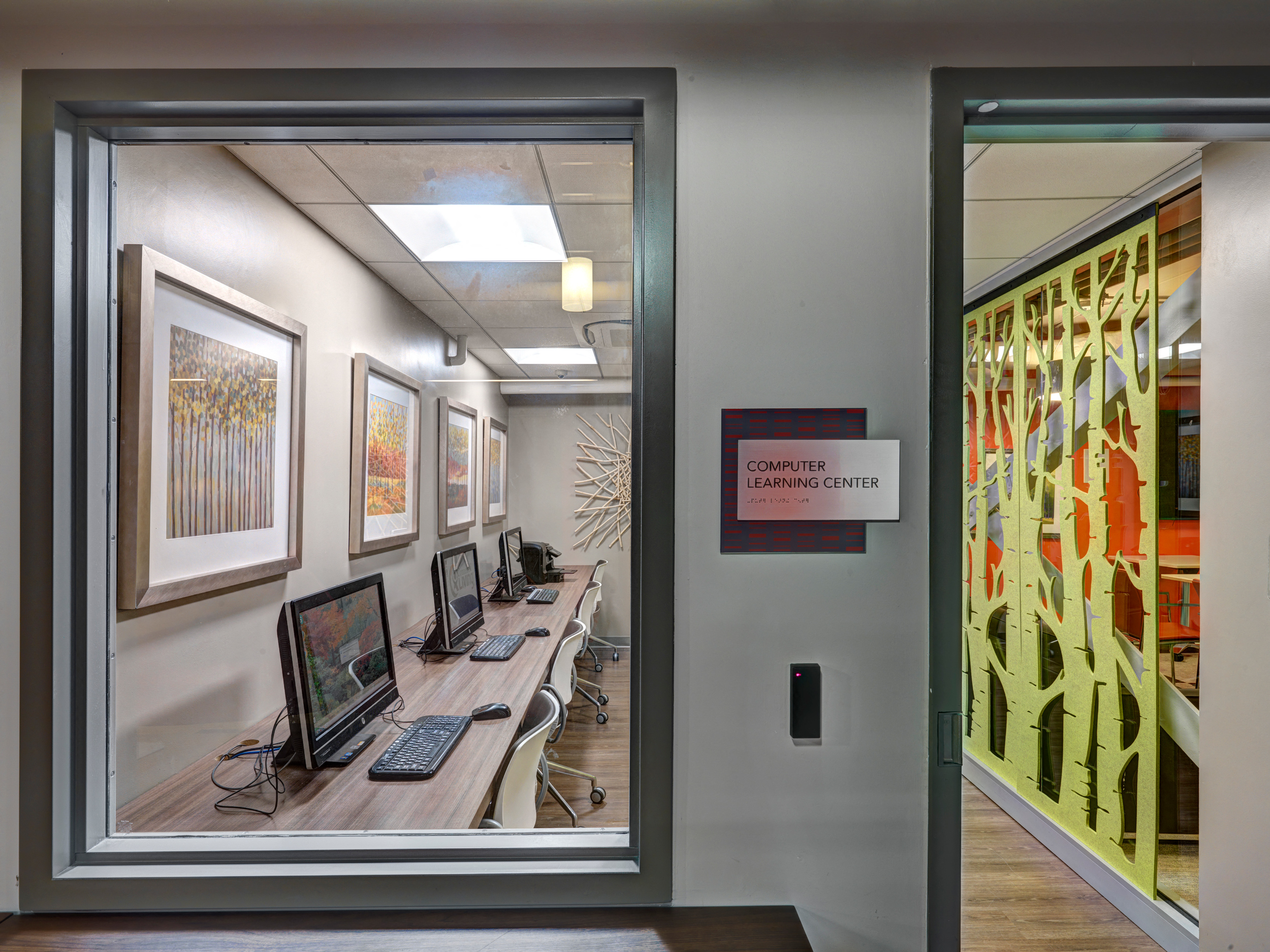 Computer Room For Resident's. at St. Stephen's Tower, Massachusetts, 01902