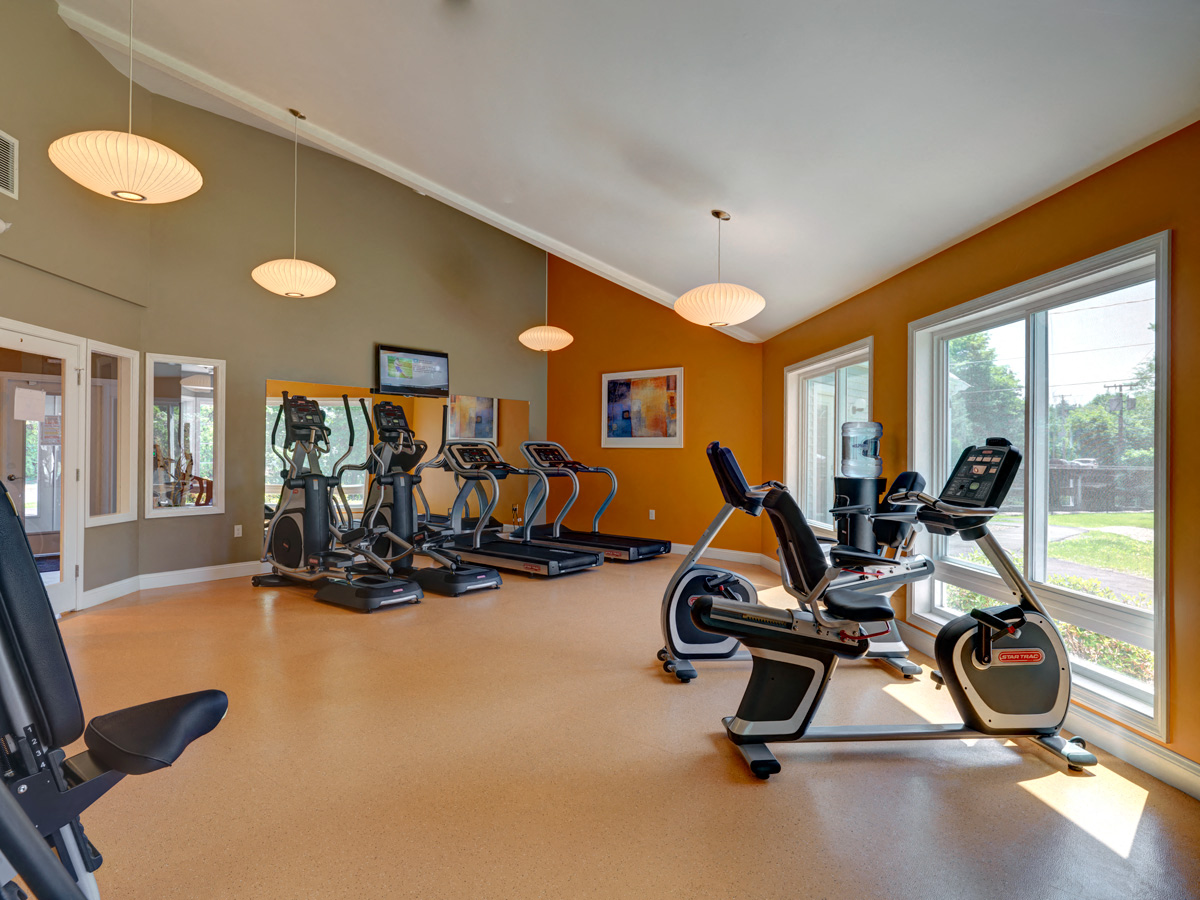 Fitness Center at Mansfield Meadows Apartments in Mansfield, MA