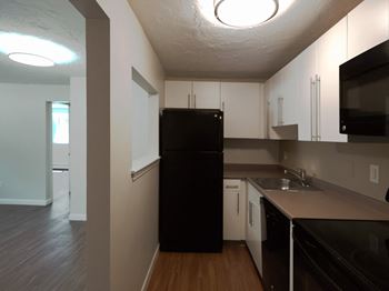 Kitchen at Mansfield Meadows Apartments in Mansfield, MA