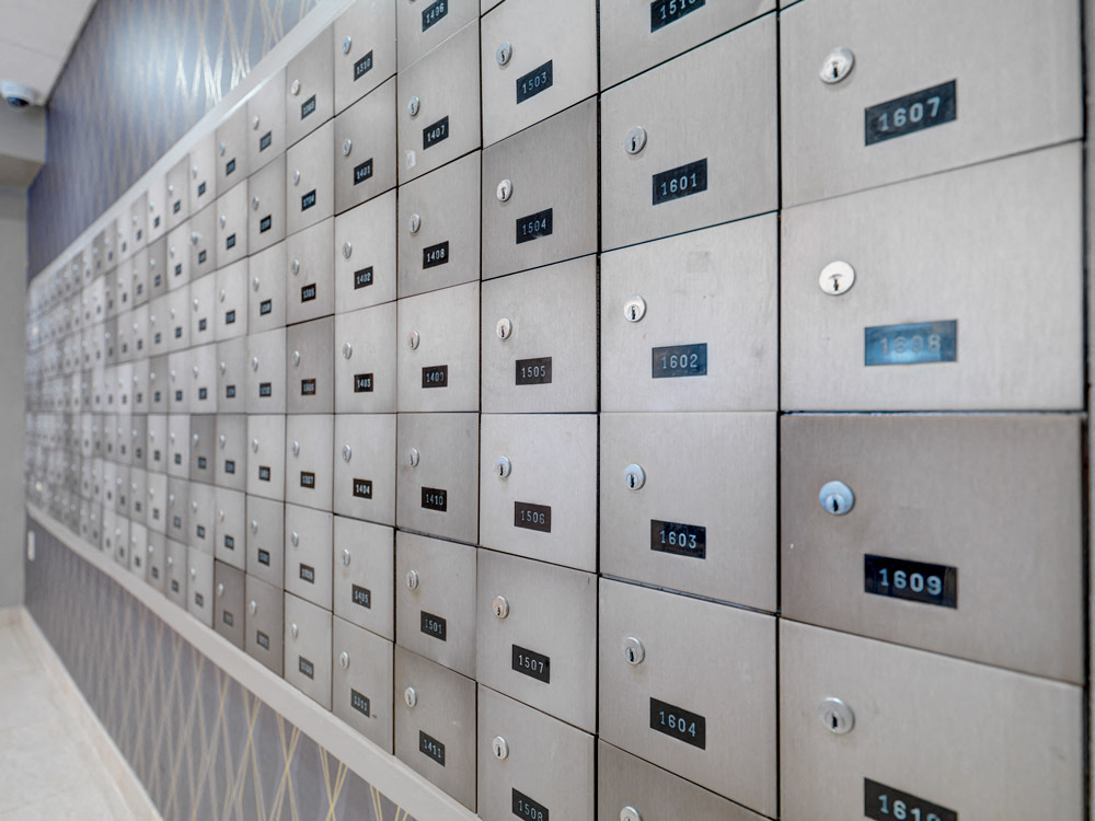 Mail Room At Quincy Tower In Boston, MA