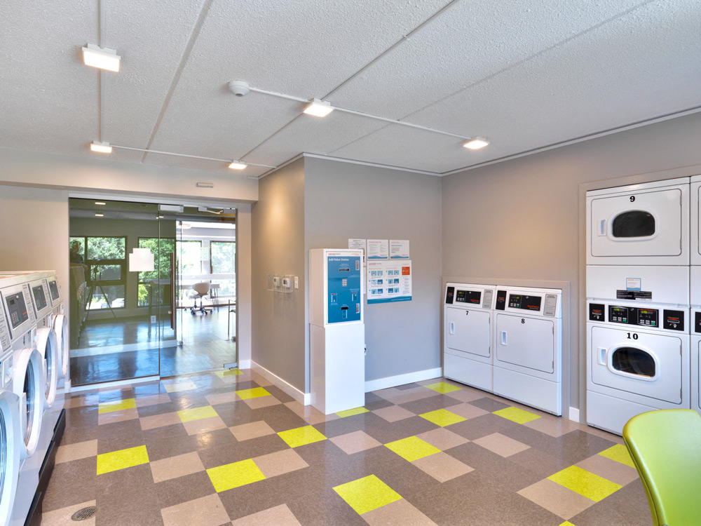Laundry Suite at Highland Glen Apartments in Westwood, MA.
