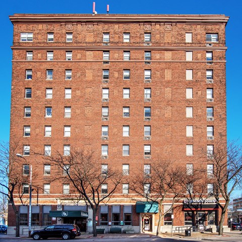 Exterior View at Richford Arms Apartments, Erie, PA 16501