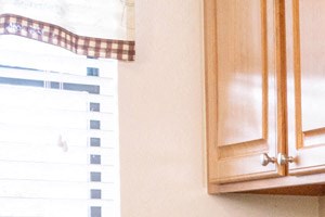 Kitchen at Fishermans Landing Apartments in Ormond Beach, FL.