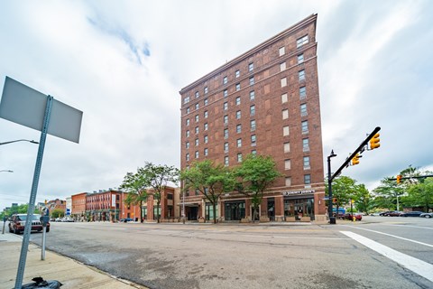 Exterior view of  Richford Arms Apartments.at Richford Arms Apartments, Pennsylvania, 16501