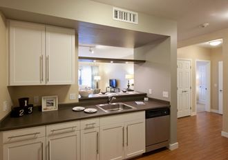 Kitchen at Ocean Shores Apartments in Marshfield, MA