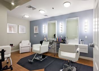 Beauty salon at Ocean Shores Apartments in Marshfield, MA