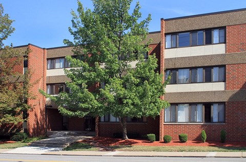 Exterior at Bates Hill Apartments Pittsburgh, Pennsylvania.