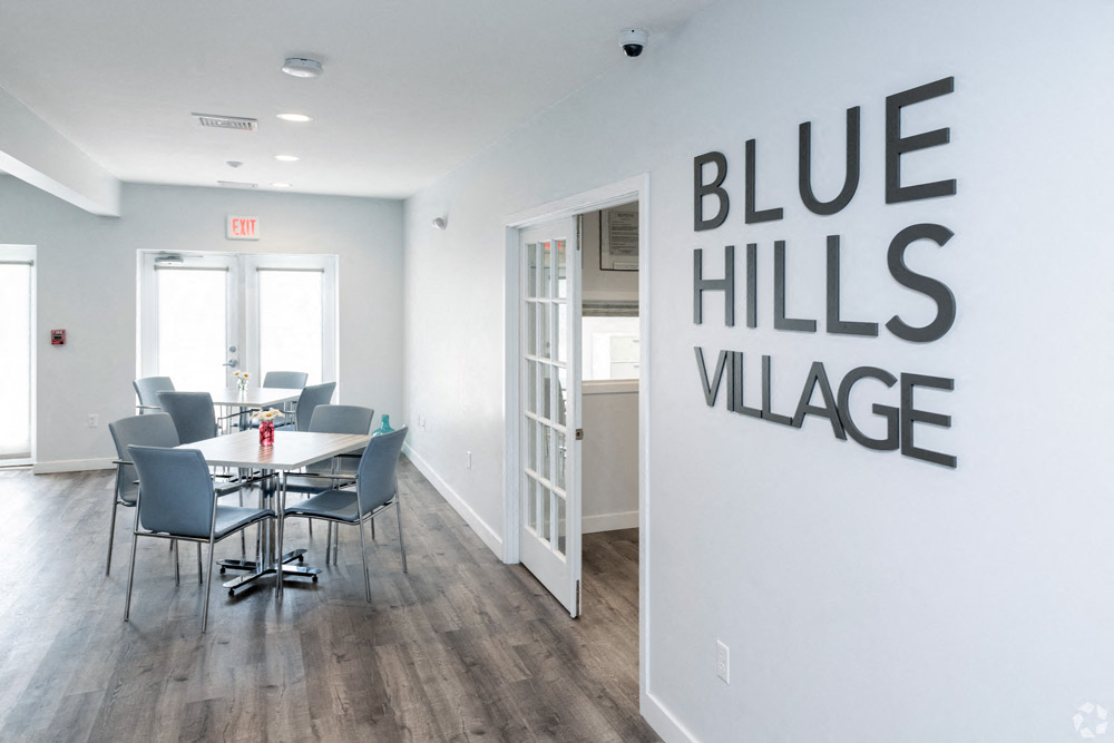 Leasing Office Entrance at Blue Hills Village, Canton, MA, 02021