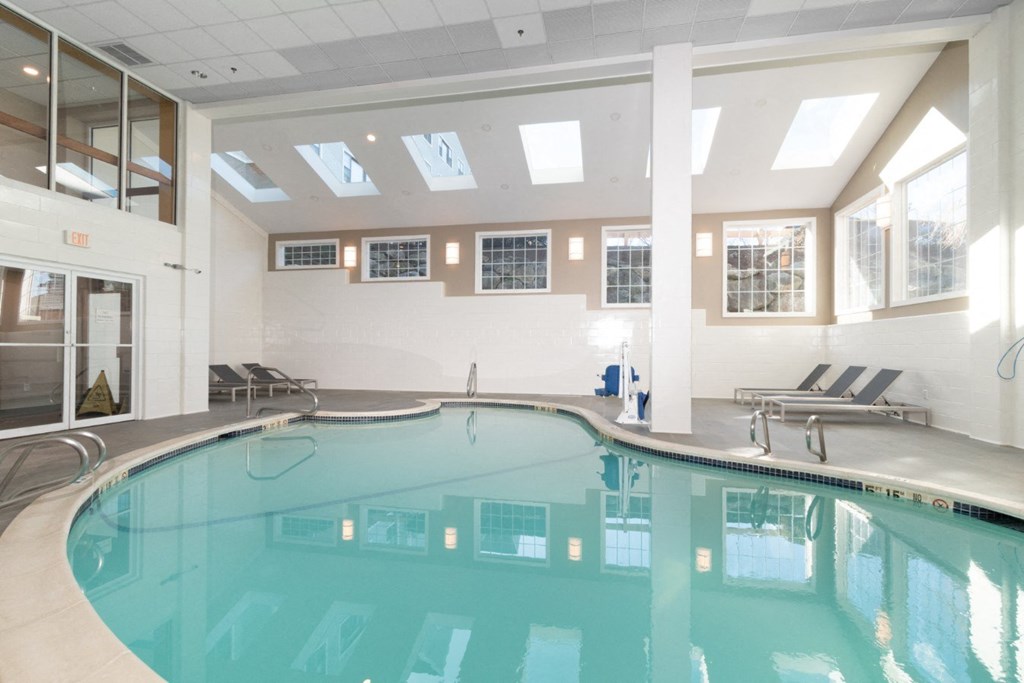 Heated Indoor Swimming Pool at Ship's Watch Apartments, Fall River, MA, 02720