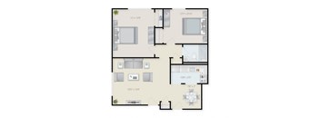 Two Bedroom apartment at Mansfield Meadows in Mansfield, MA