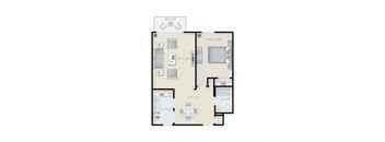 One Bedroom apartment at Mansfield Meadows in Mansfield, MA
