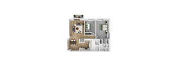 Two Bedroom Two Bathroom North Stoughton at North Stoughton Village, Stoughton, MA.