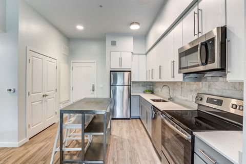 Stainless Steel Appliances at North Square Apartments in Amherst, MA