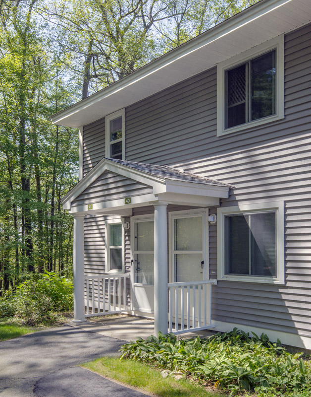 Apartment Entrance  at Palmer Green Estates in Palmer, MA.