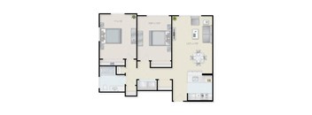 Two Bedroom One Bath Section 8