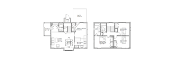 Treehouse At Easthampton Apartments Three Bedroom Two and Half Bathrooms.