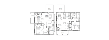 Treehouse One Bedroom One Bathroom Apartment.