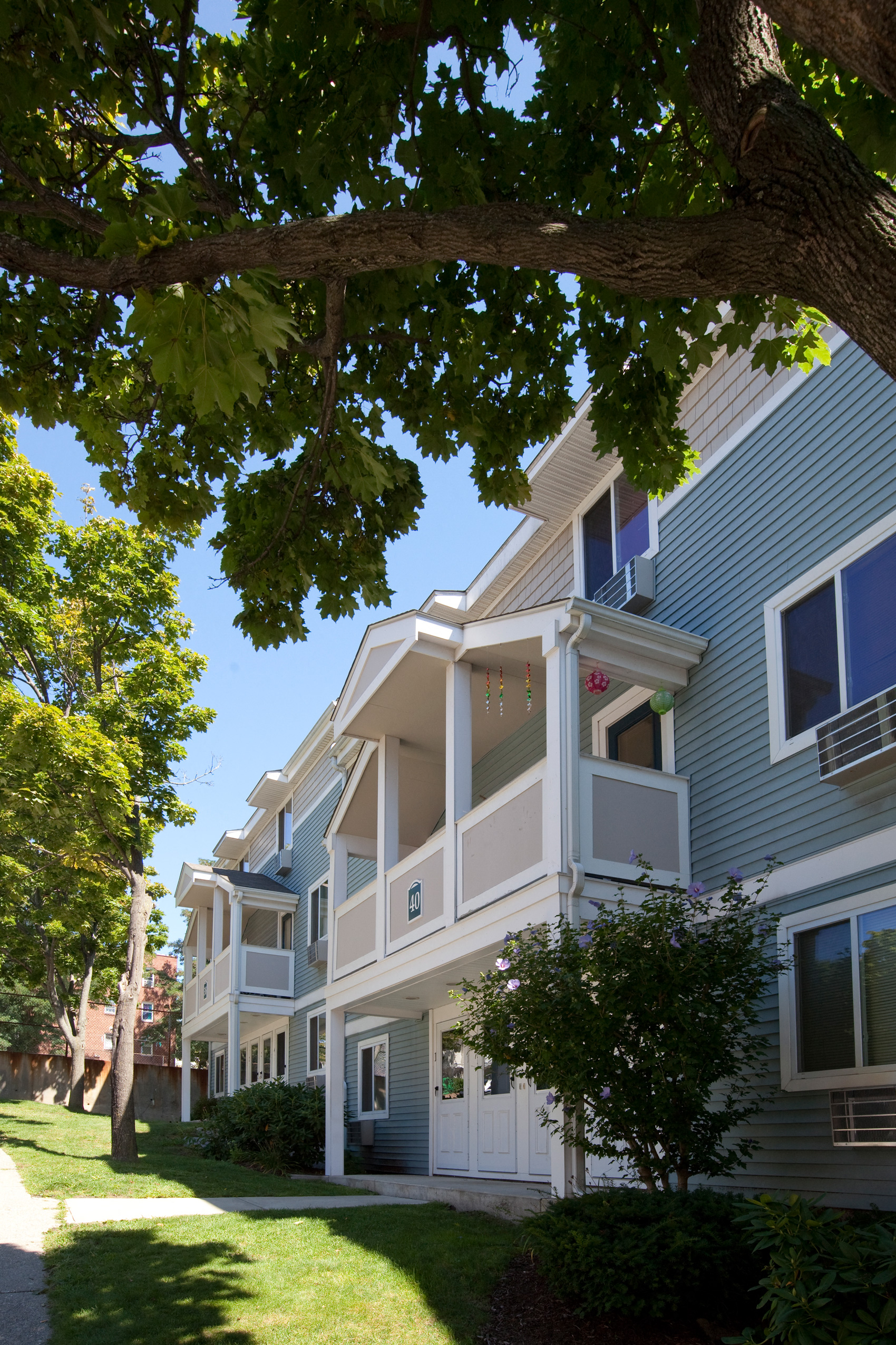 Exterior of Building And Walkway at Whittier Terrace, Worcester, 01609