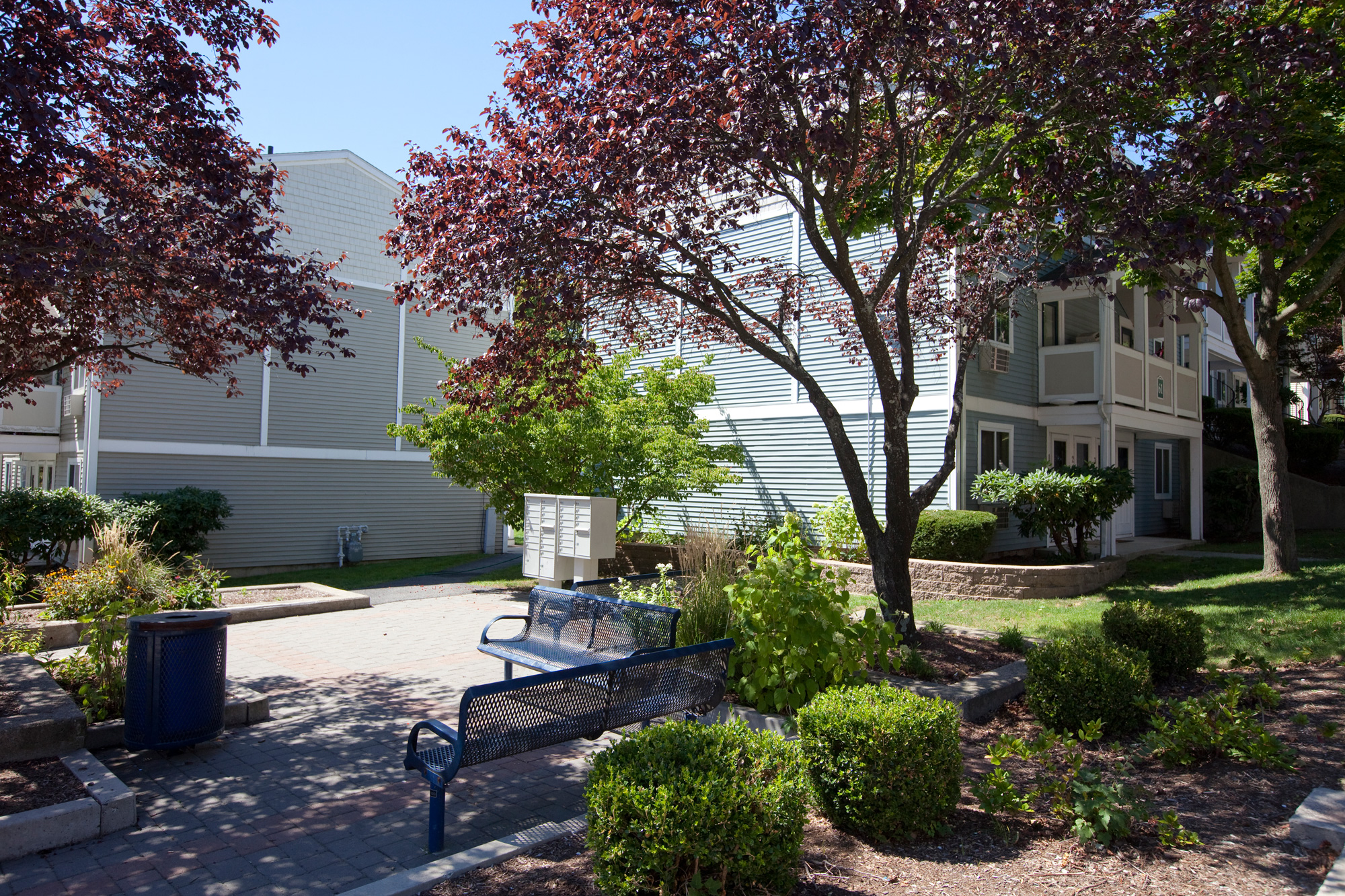 Beautiful Landscaped Grounds at Whittier Terrace, Worcester, MA, 01609