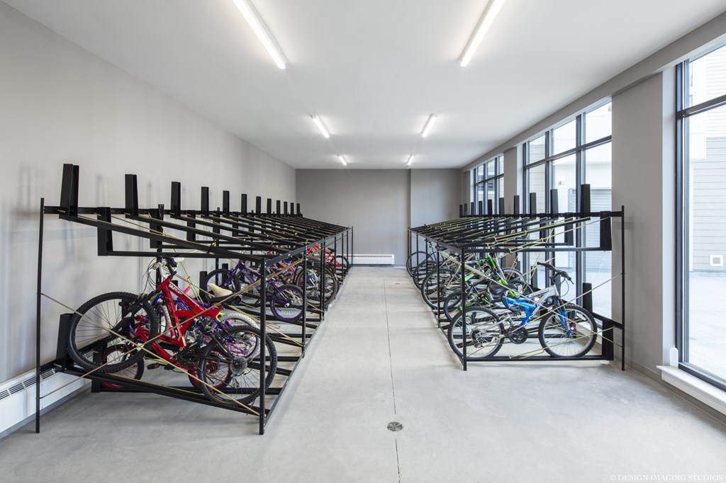 Bike Storage Room  at The Anne M. Lynch Homes at Old Colony, South Boston, MA