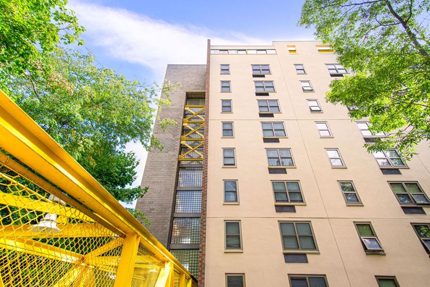 Exterior View of William S. Moorhead Tower.