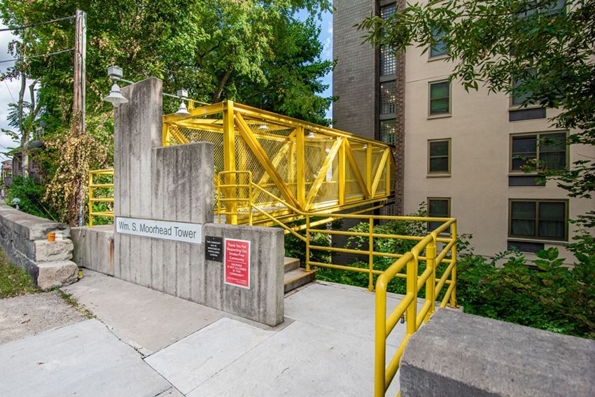William S. Moorhead Footbridge Entrance.