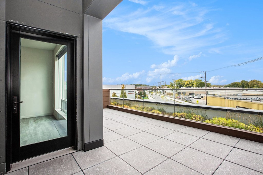 234 Market Apartments Outdoor Patio Lounge With View