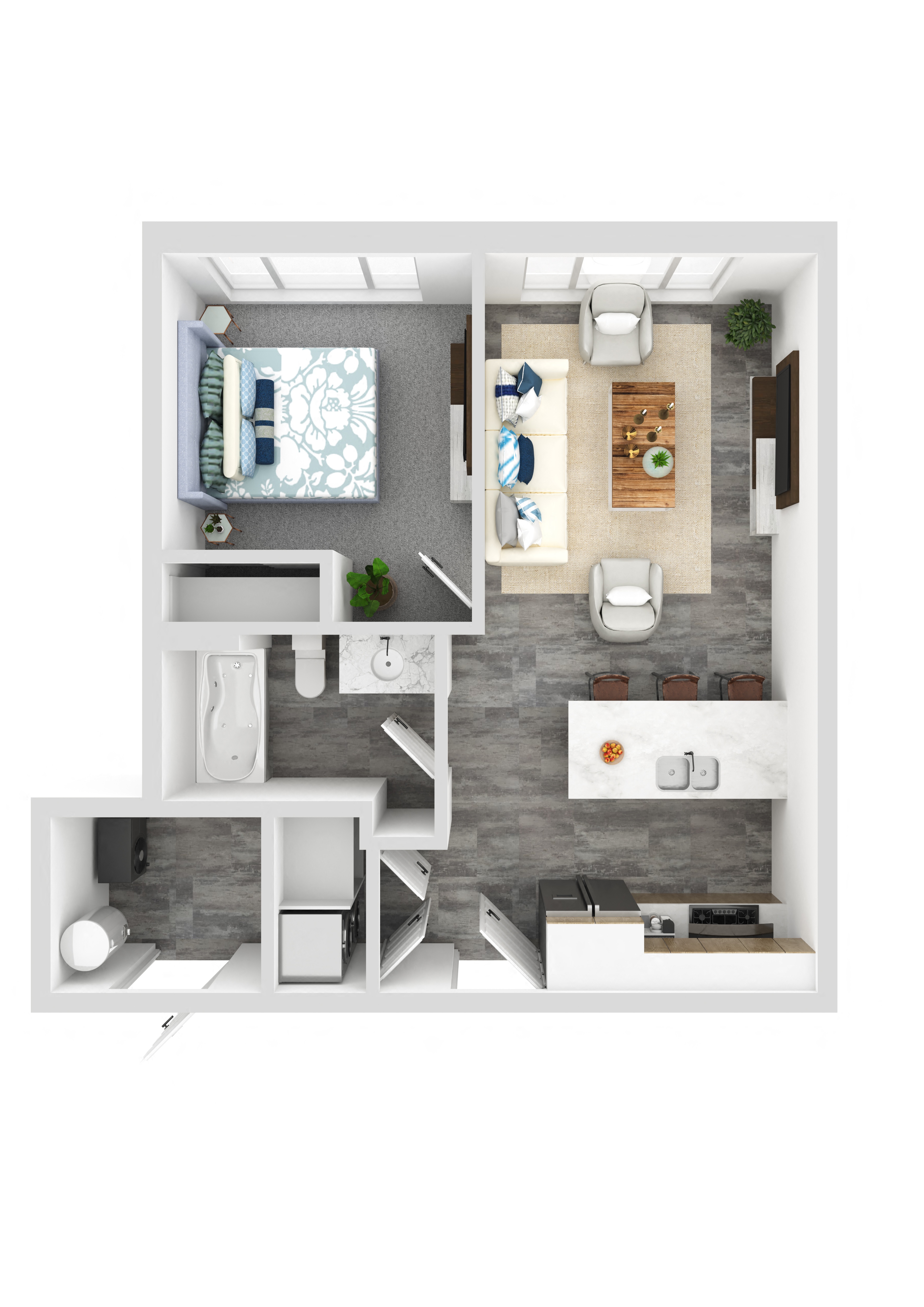 234 Market 1 Bedroom Style C