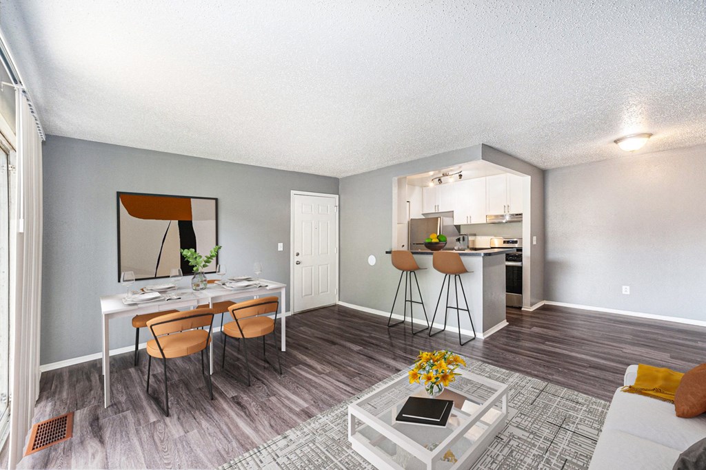 our apartments at the district flats apartments in lenexa living room